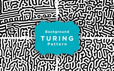 100 Fondo de patrón de Turing Vol. 7