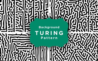 100 Fondo de patrón de Turing Vol 8