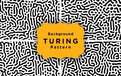 100 Motif de fond de Turing Vol 6
