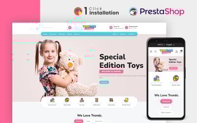 Toybox Clothing & Toys Store Prestashop Theme