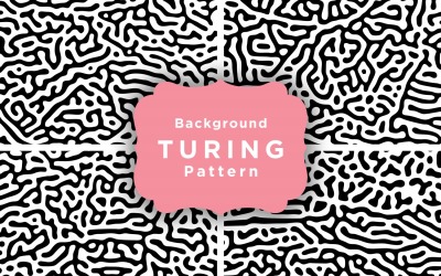 100 Turing Patroon Achtergrond Vol 9