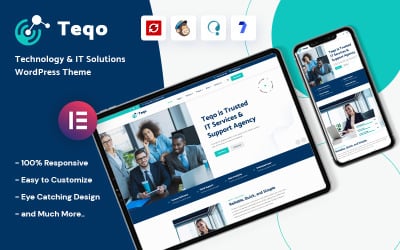 Teqo - Thème WordPress pour technologies et solutions informatiques