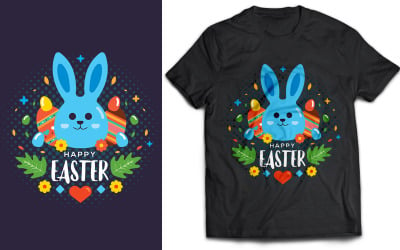快乐复活节彩蛋狩猎 T 恤设计