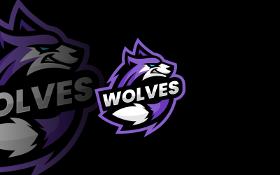 Wolf E-Sport logó sablon