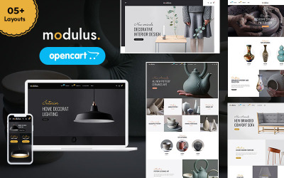 Modulus - 家居装饰和家具 OpenCart 电子商务主题