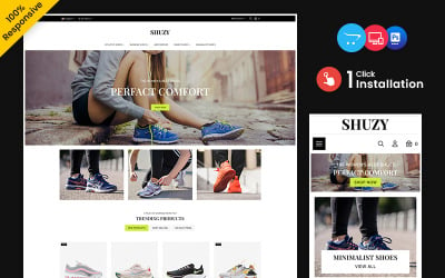 Shuzy - багатоцільова тема OpenCart для магазину взуття та взуття