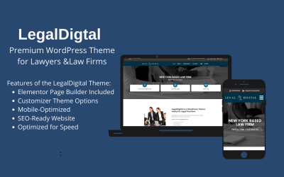 Tema Wordpress Responsivo Legale Digitale