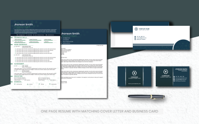 CV-sjabloon voor Jhonson Smith Graphics Designer