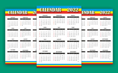 Kalender 2022 in einzigartigem Design