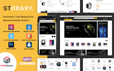 Storaxy – Mega Electronic Super Store Téma WooCommerce