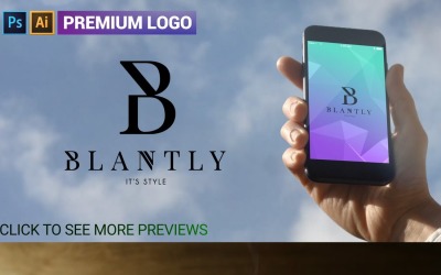 BLANTLY Premium B Letter Logo Template