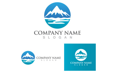 Landschap Berg Logo Vector V2