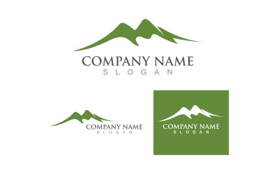 Landschap Berg Logo Vector V3