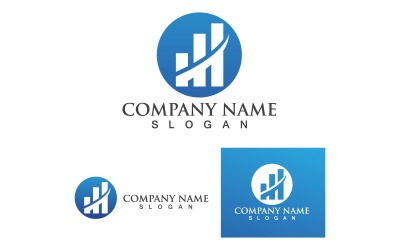 Obchodní Finance Logo Vector V4