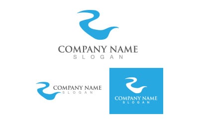 River Logo And Symbol Vector V2