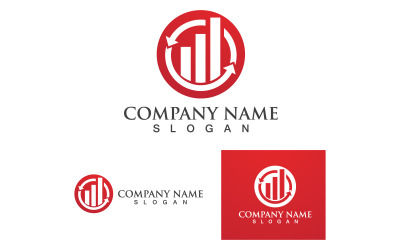 Zakelijk Financiën Logo Vector V10