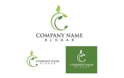 Green Leaf Logo And Symbol Vector V6