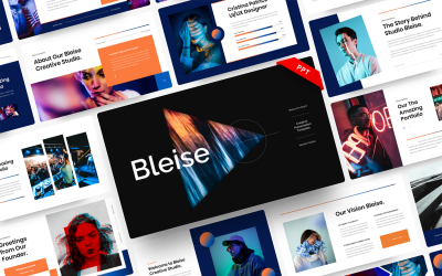 Bleise - Kreativ PowerPoint-mall