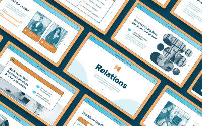 Relaties - Creatieve marketing Google-diasjabloon