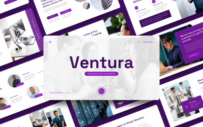 Ventura – Startup Business PowerPoint sablon