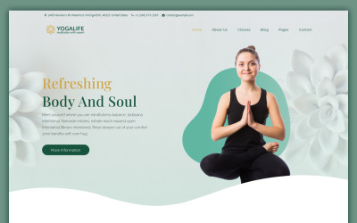 Yogalife – Jóga és meditáció WordPress téma