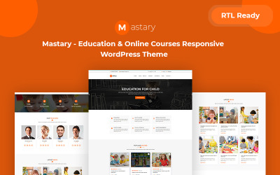Mastary - Tema de WordPress adaptable para cursos en línea, LMS y educación