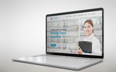 Dr Strange - 健康和护理 HTML 登陆页面模板