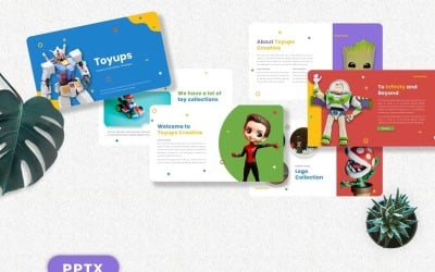 Toyups - 儿童玩具 Googleslide