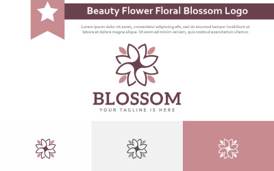 Elegant Beauty Flower Floral Blossom Blooming Abstract Logo