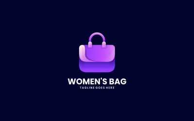 Farbverlaufslogo für Damentaschen