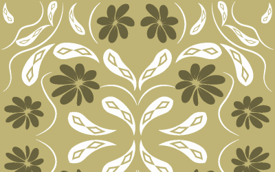 Folk Flowers Print Floral Pattern Ethnic Art fg6