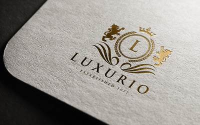 Luxusmarke Elegantes königliches Logo