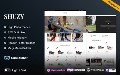 Shuzy - Tema WooCommerce Elementor multiuso per scarpe, calzature e moda