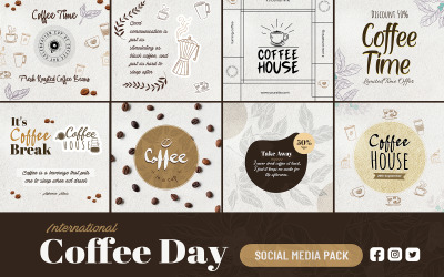 Internationella kaffedagen sociala medier