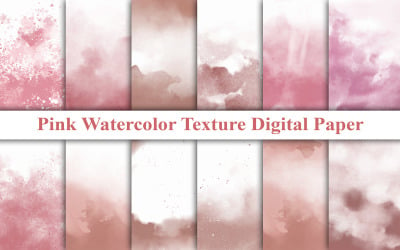 Mörk rosa akvarell textur, akvarell textur, akvarell bakgrund