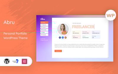 Abru - персональна та портфоліо тема WordPress