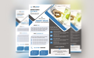 Business Flyer A4 Corporate Identity Szablon