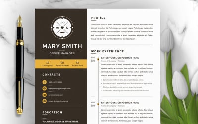 Marry Smith / šablona životopisu