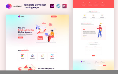 Evo Digital - IT Services Ready to Use Elementor Template