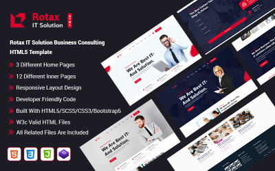 Rotax IT Solution Business Consulting HTML5 sablon