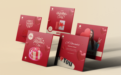 Valentine-Social Media Templates