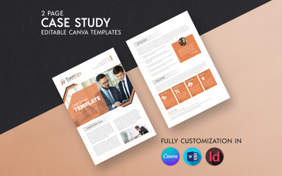 Business Case Study Template Canva