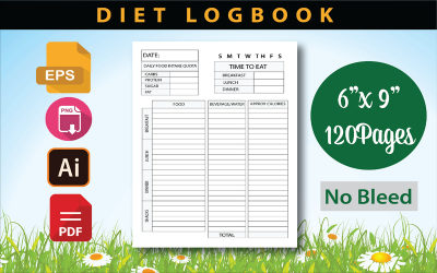 Diet Log Book / Plánovač - Kdp Interior
