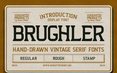 Brughler - Vintage Serif-display
