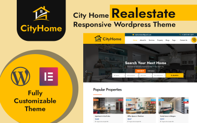 CityHome Immobilien Wordpress Theme