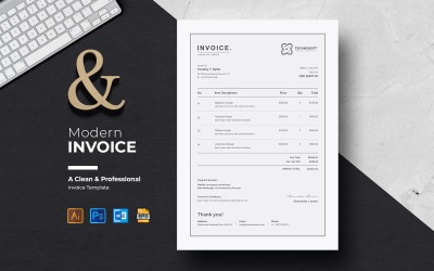 Clean & Simple Invoice Template
