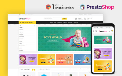 Smart Toys Store Prestashop téma