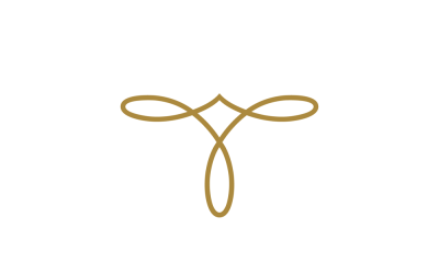 Textuur - Sjabloon voor Letter T-logo