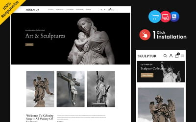 Skulptur – Művészeti és szobrászati áruház OpenCart reszponzív téma