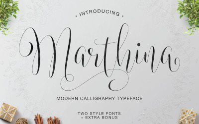 Marthina Script - dva styly